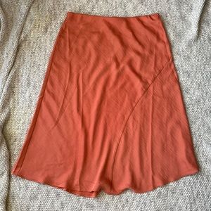 Midi slip skirt